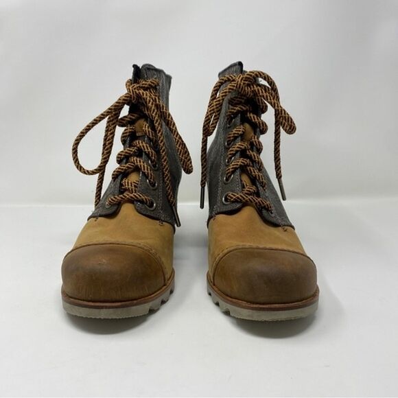 Sorel 1964 Premium Wedge Waterproof Lace up Ankle Boots Size 9 - Picture 3 of 10